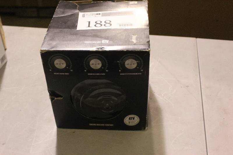 lot 188 image: Singing Machine 4TV Karaoke Machine
