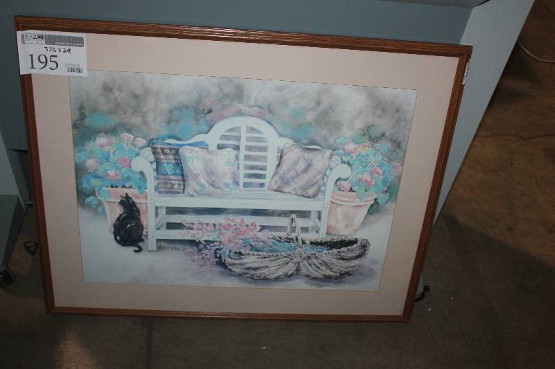 lot 195 image: Framed Art