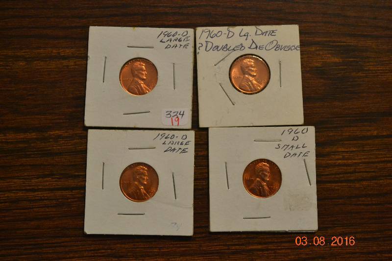 lot 15 image: 4  collector pennies