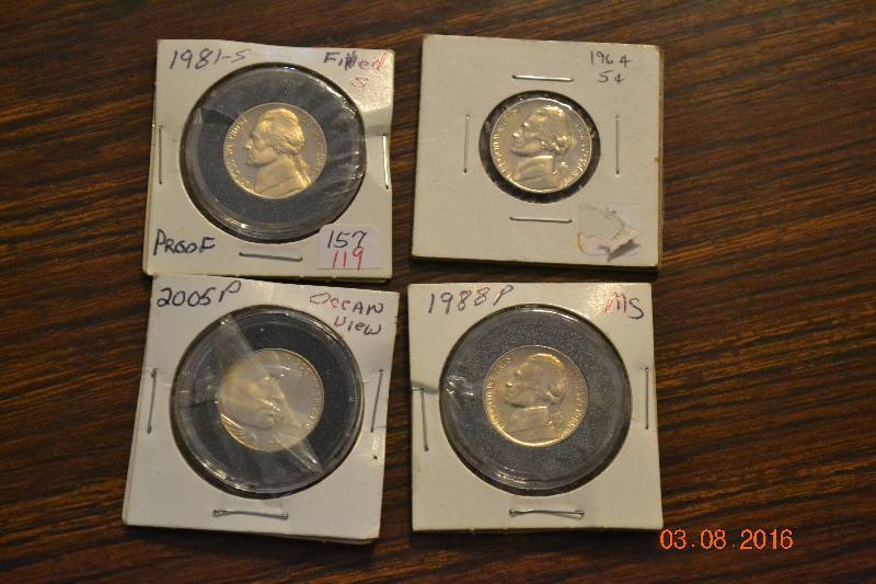 lot 18 image: 4  collector nickels