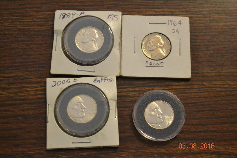 lot 19 image: 4  collector nickels