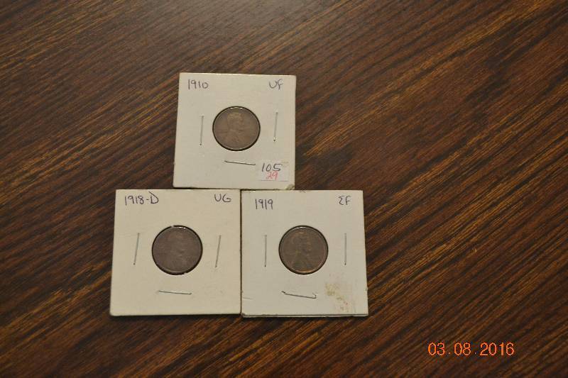 lot 53 image: Collector Pennies