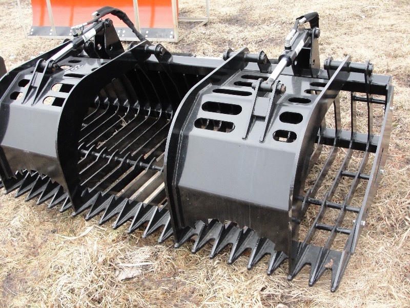 NEW 80 Heavy Duty Rock Grapple with Removable Sides