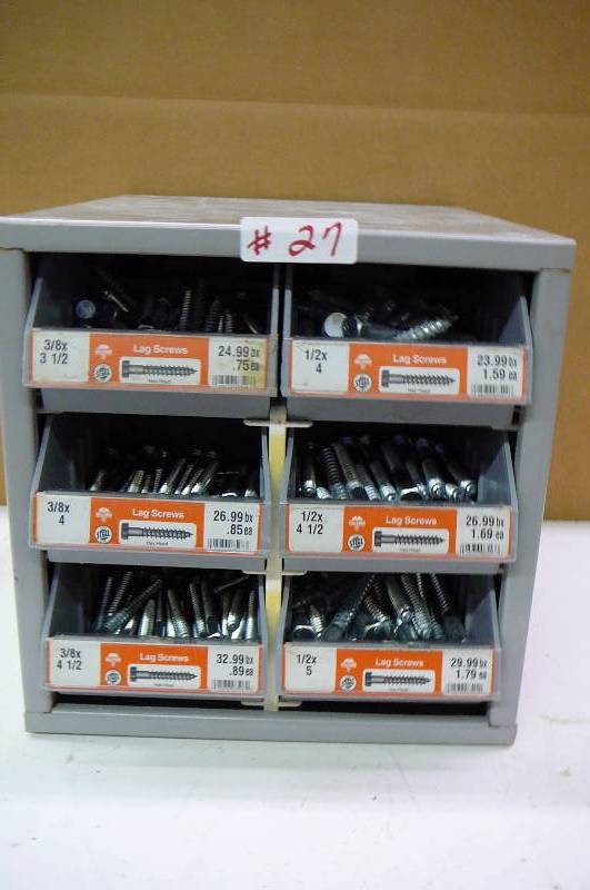 Cabinet with Lag Screws