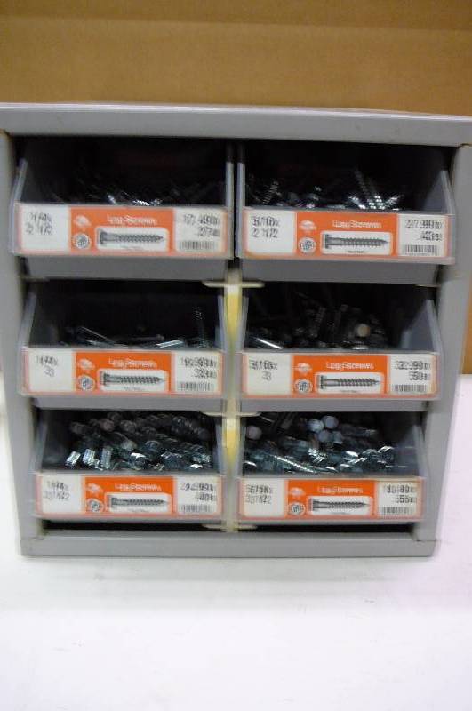 Cabinet with Lag Screws