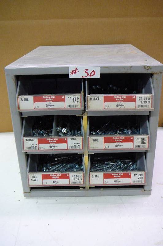 Cabinet with Hollow wall Anchors