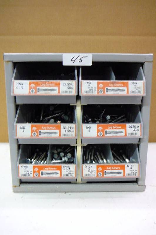 Cabinet with Lag Screws