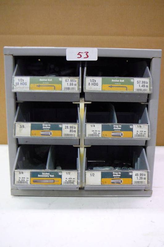 Cabinet with Concrete Anchors