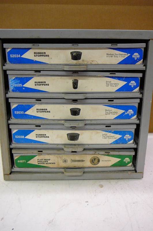 Cabinet with Rubber Stoppers