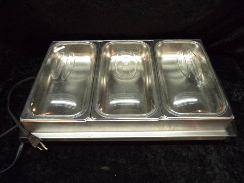 Cook Essentials 3-Compartment Food Warmer