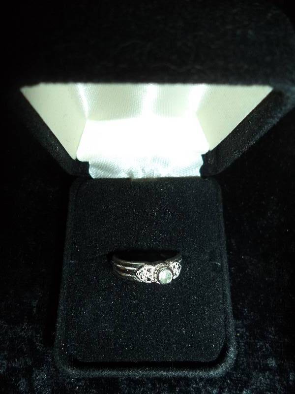 Sterling, Diamond Ring, Womens Size 5