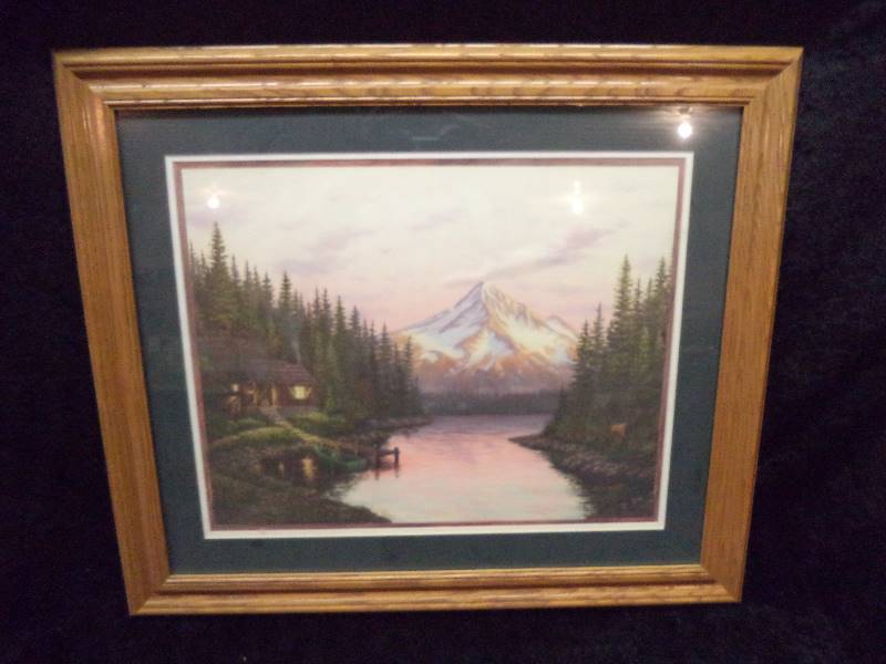 Oak Framed CabinMountain Picture