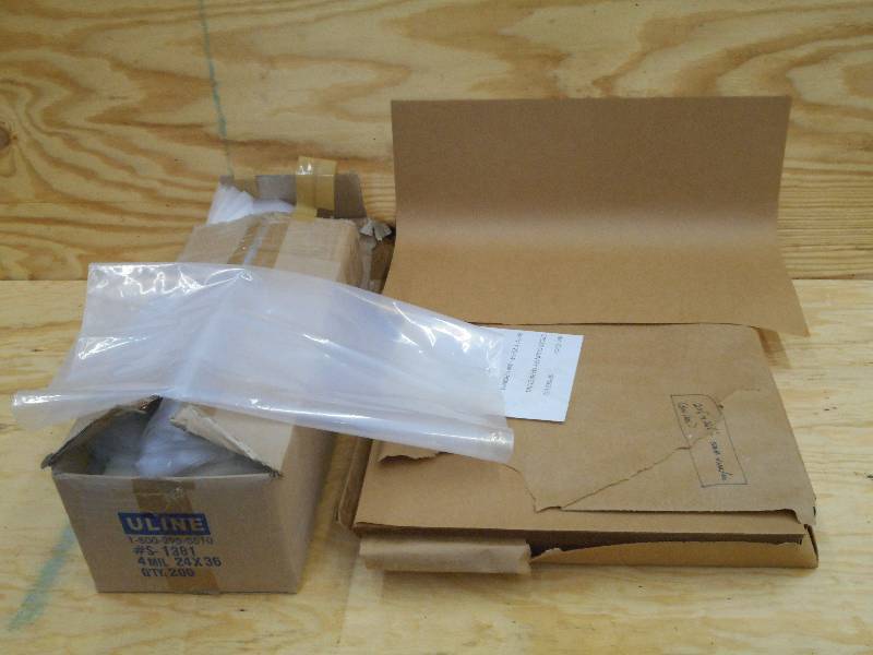 Lot Of Picture Backing & Poly Bags