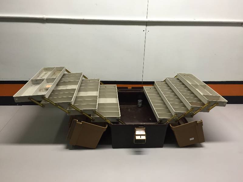 lot 34 image: LARGE PLANO TACKLE BOX
