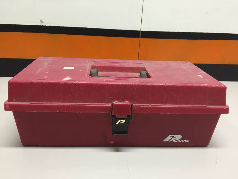 red plano tackle box