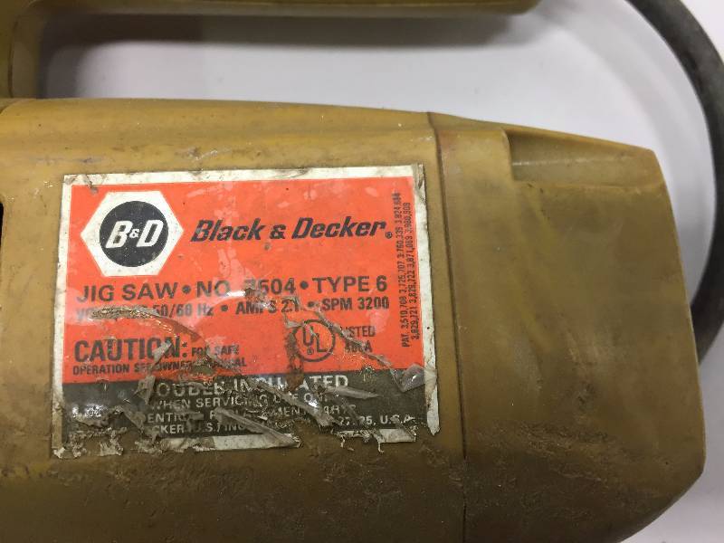 lot 66 image: BLACK N DECKER JIGSAW