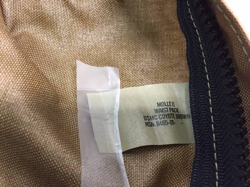 lot 20 image: MILITARY WAIST PACK WITH BELT