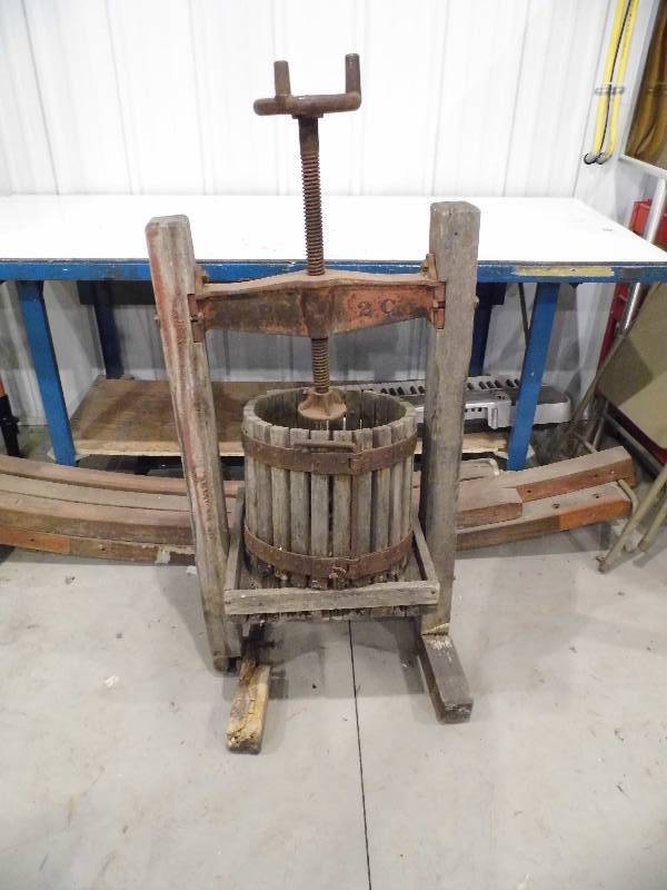 Antique Wine Press