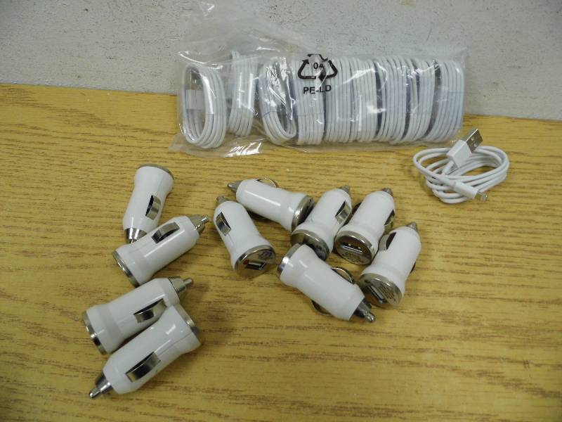 iPhone Cords & Adapters - 10 Each