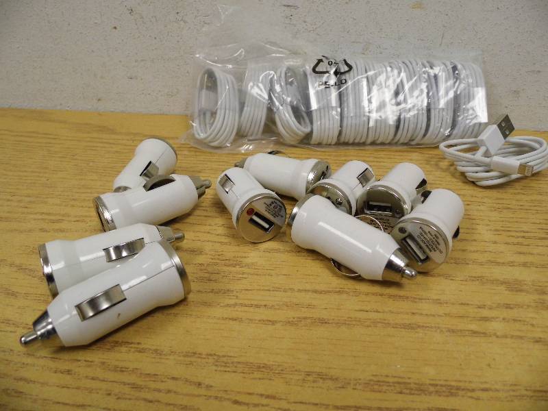 iPhone Cords & Adapters - 10 Each