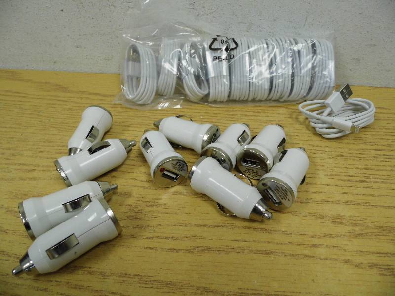 iPhone Cords & Adapters - 10 Each