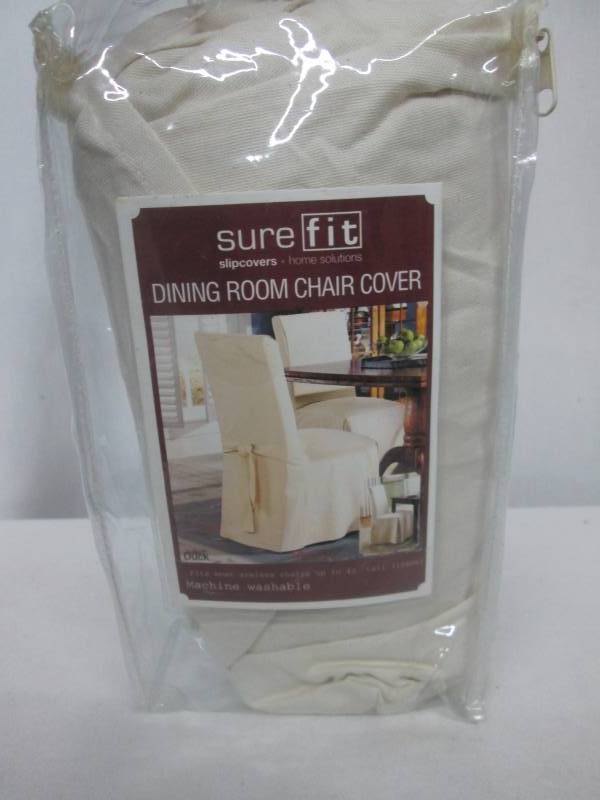 Cotton Duck Long Dining Chair Covers