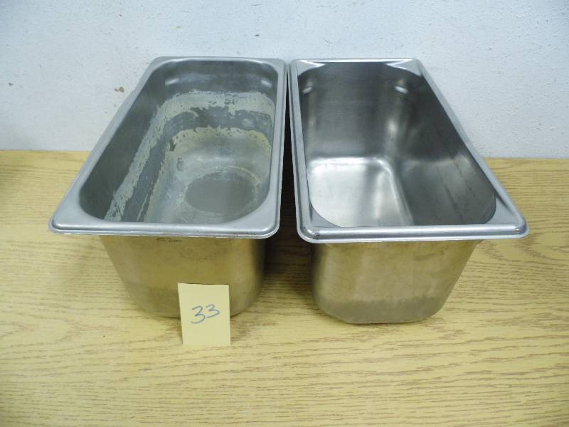 lot 33 image: 2 Steam Table Inserts