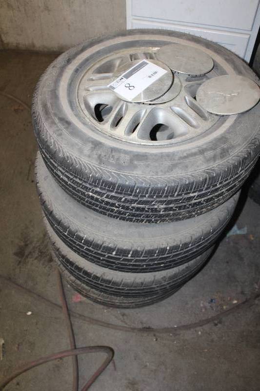 Lot of (4) Tires with Rims