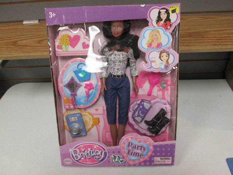 lot 123 image: Brittany Party Time doll with acces...