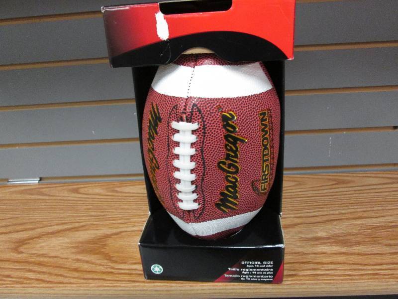lot 167 image: MacGregor FirstDown Football Retail...