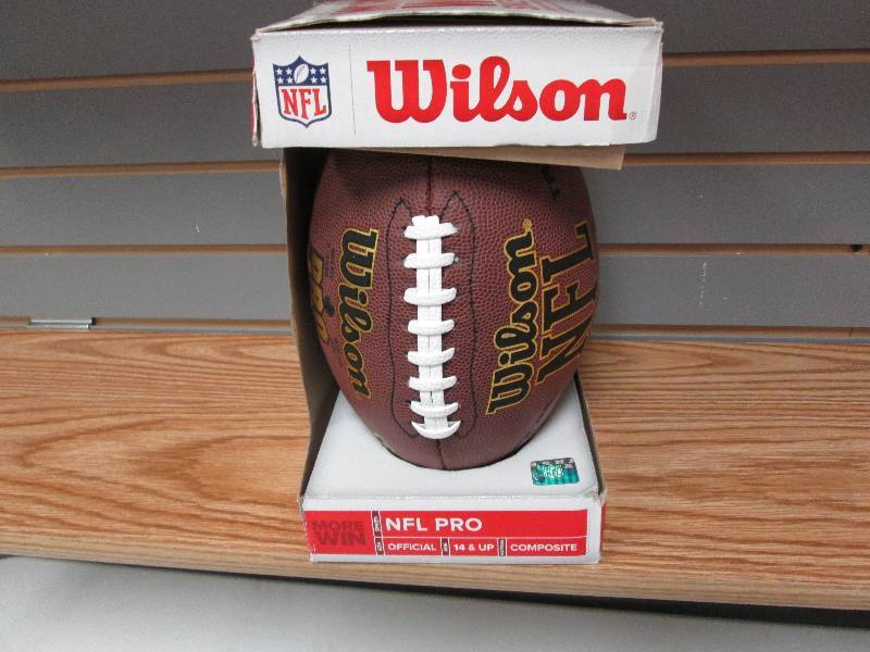 lot 168 image: Wilson NFL Pro football...