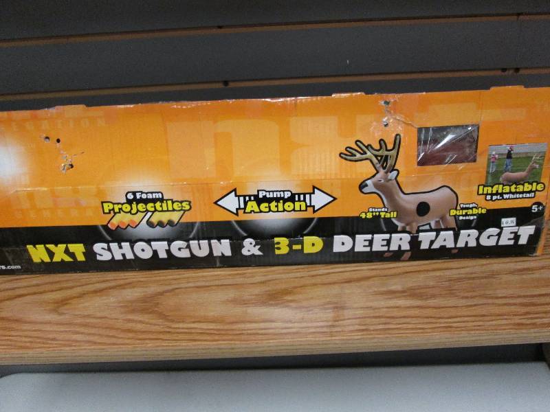 lot 173 image: NXT Shotgun & 3D Deer Target Retail...