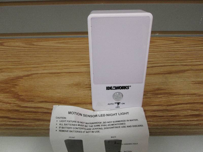 lot 226 image: Ideaworks motion sensor LED night l...