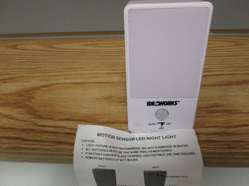 lot 227 image: Ideaworks motion sensor LED night l...