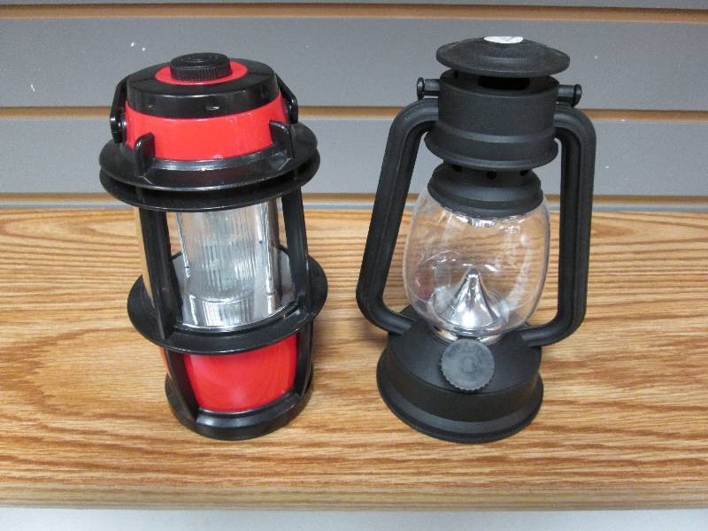 lot 234 image: Lot of 2 styles LED lanterns...