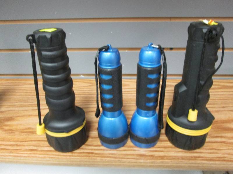 lot 241 image: Lot of 4 LED flashlights 2 sizes...