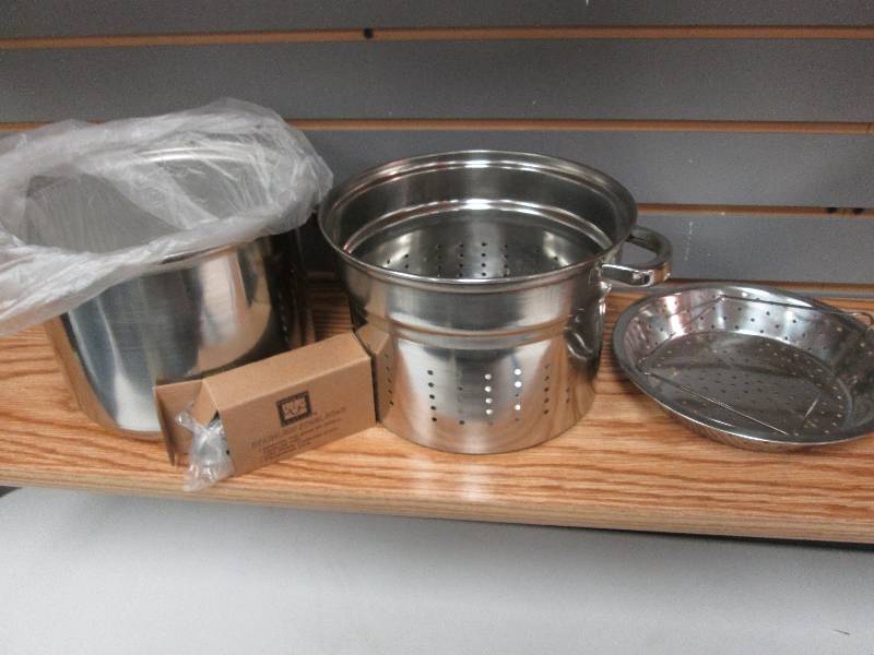 lot 257 image: 6 quart stainless steel multicooker...