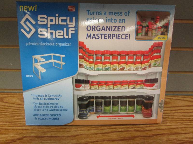 lot 263 image: Spicy Shelf stackable organizer...