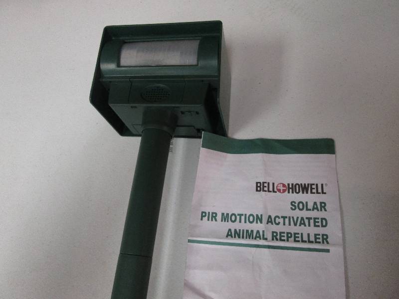 lot 289 image: Bell & Howell solar PIR motion acti...