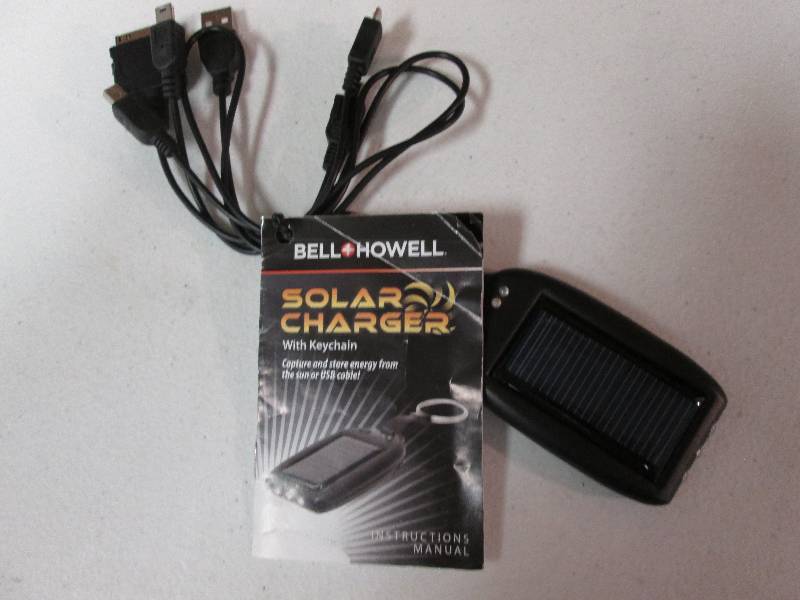 lot 20 image: Bell & Howell Solar Charger ...