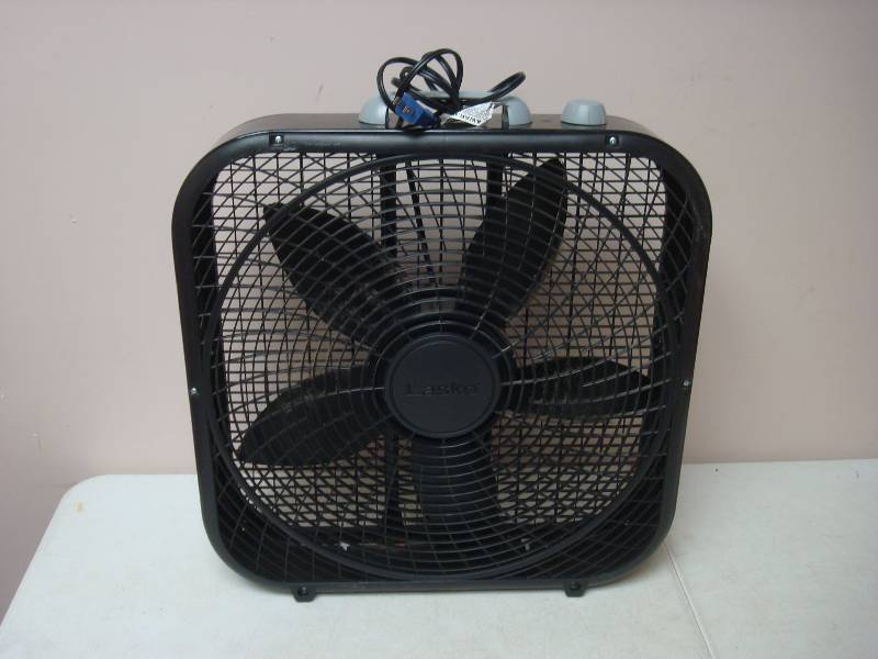 lot 43 image: Black Box Fan, Some Dust...