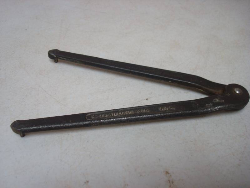 lot 47 image: Vintage JH Williams Adjustable Face Spanner...