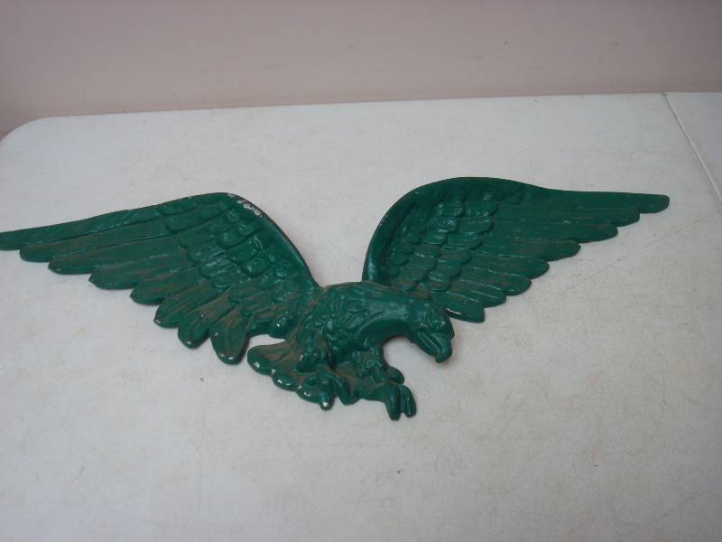 lot 53 image: Vintage Cast Metal Eagle. Made In USA ...
