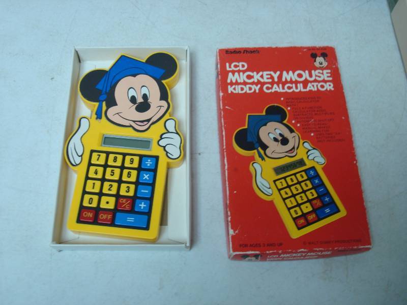 lot 62 image: Vintage Disney&nbspMickey&nbspMouse Calcula...