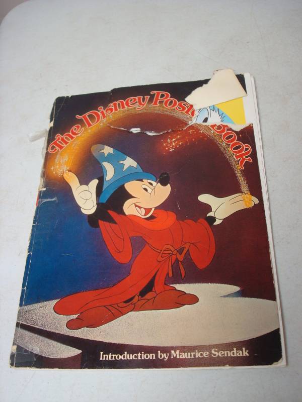lot 65 image: Vintage Disney Poster Book, Some Wear...