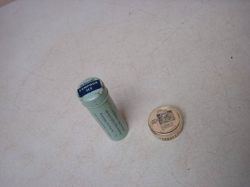 lot 94 image: Vintage Hearing Aid And Camphor Ice...
