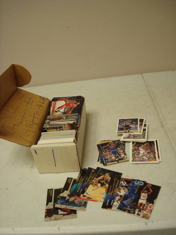 lot 166 image: Box Of Basketball Cards, - #1...