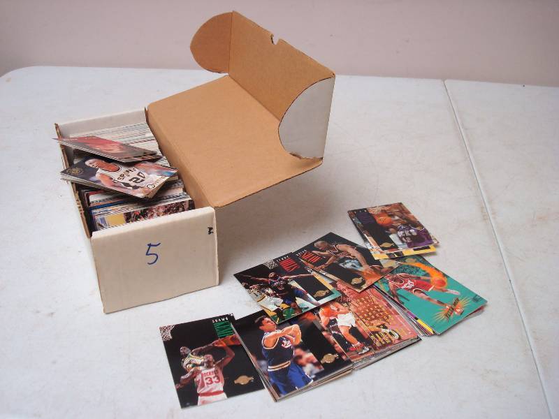 lot 170 image: Box Of Basketball Cards - #5...