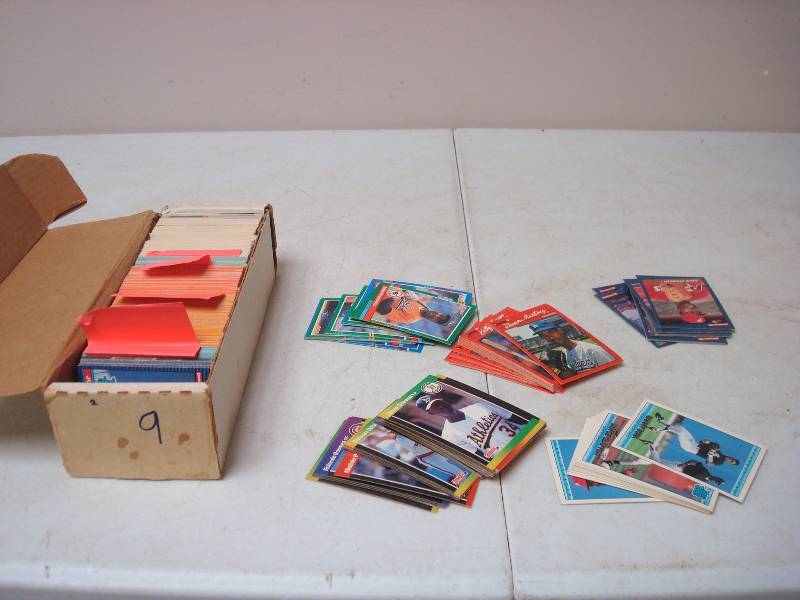 lot 174 image: Box Of Baseball Cards - #9...