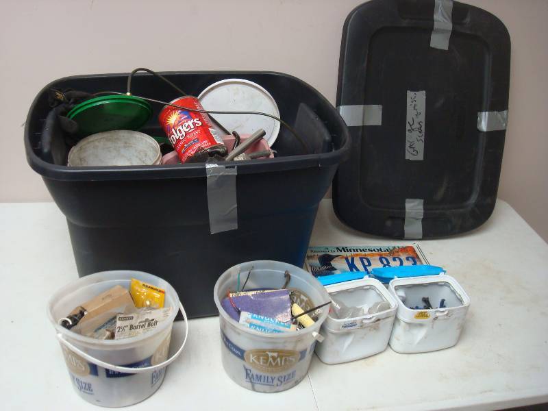 lot 185 image: Bin With Hardware...